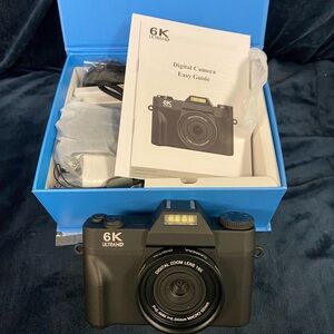 6K UltraHD Digital Camera - Black